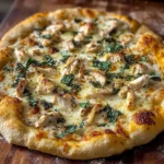 Roasted Garlic White Chicken Pizza Recipe