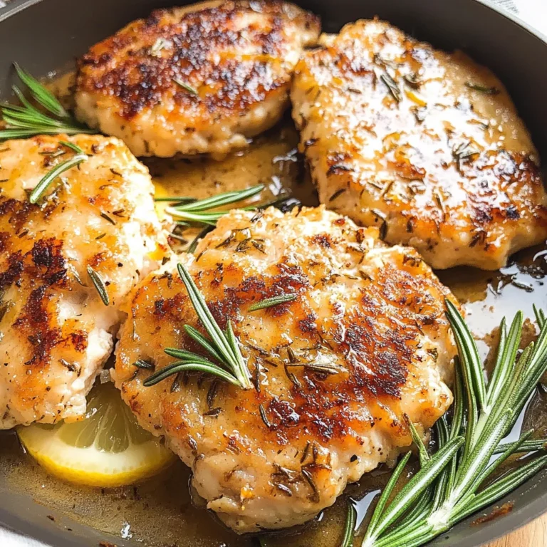 Rosemary Lemon Chicken Patties: An Incredible Ultimate Recipe