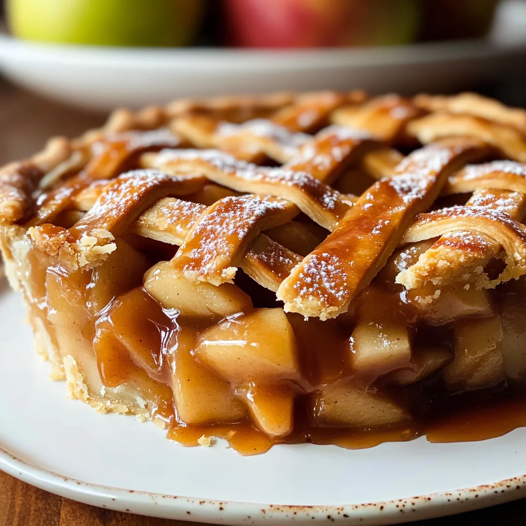 Salted Caramel Apple Pie
