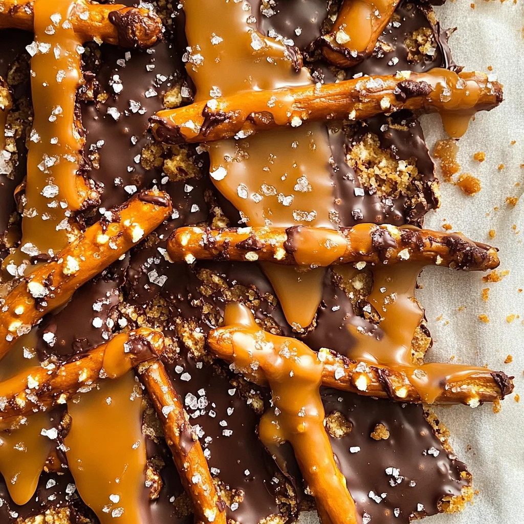 Salted Caramel Pretzel Bark
