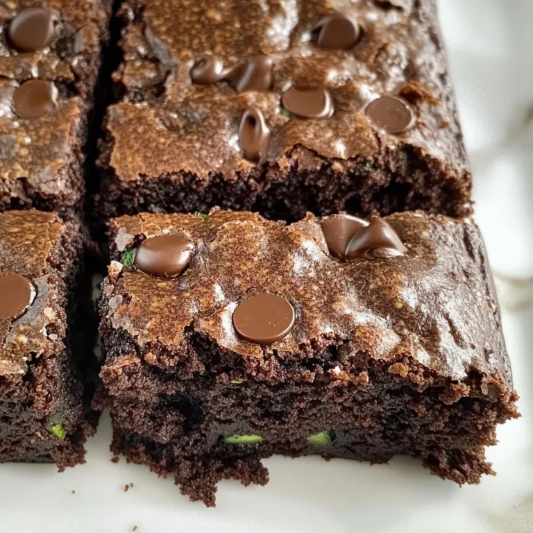Secretly Healthy Zucchini Brownies