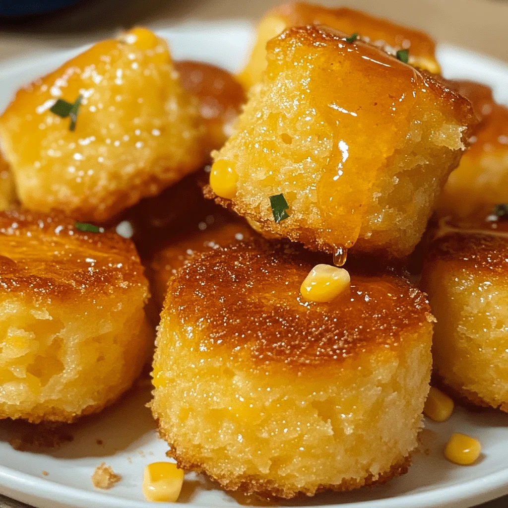 Southern-Style Honey Butter Cornbread Poppers