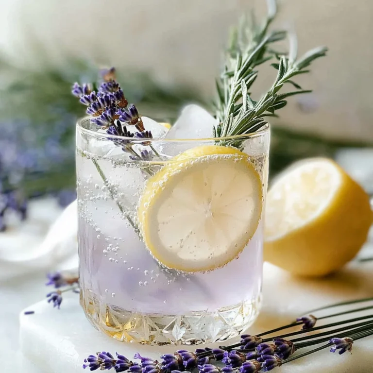 Sparkling Lavender Lemonade