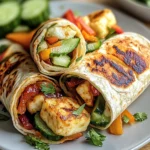 Sweet Chili Halloumi Wraps