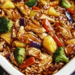 Teriyaki Chicken and Rice Casserole