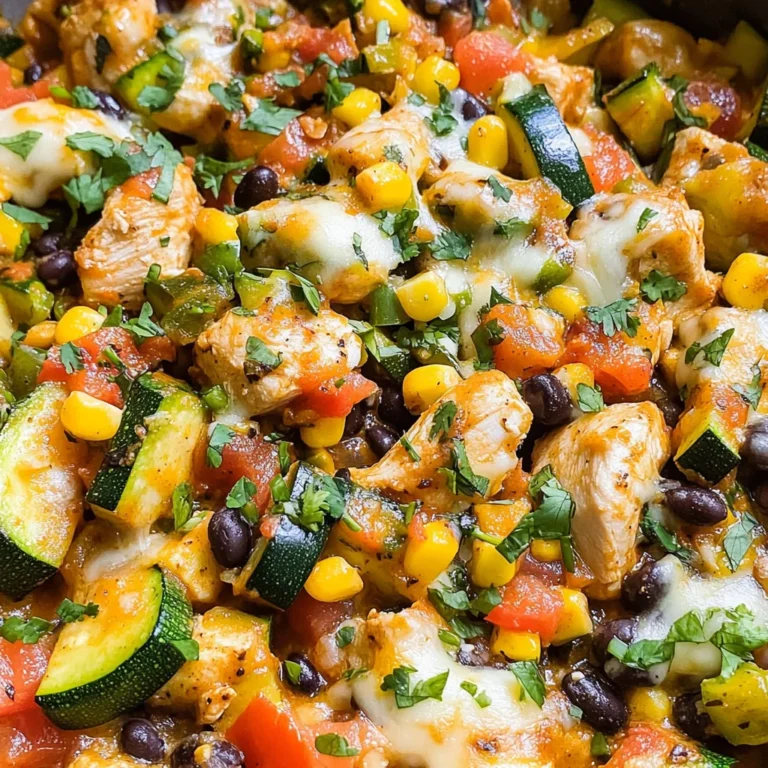 Tex Mex Chicken and Zucchini Recipe