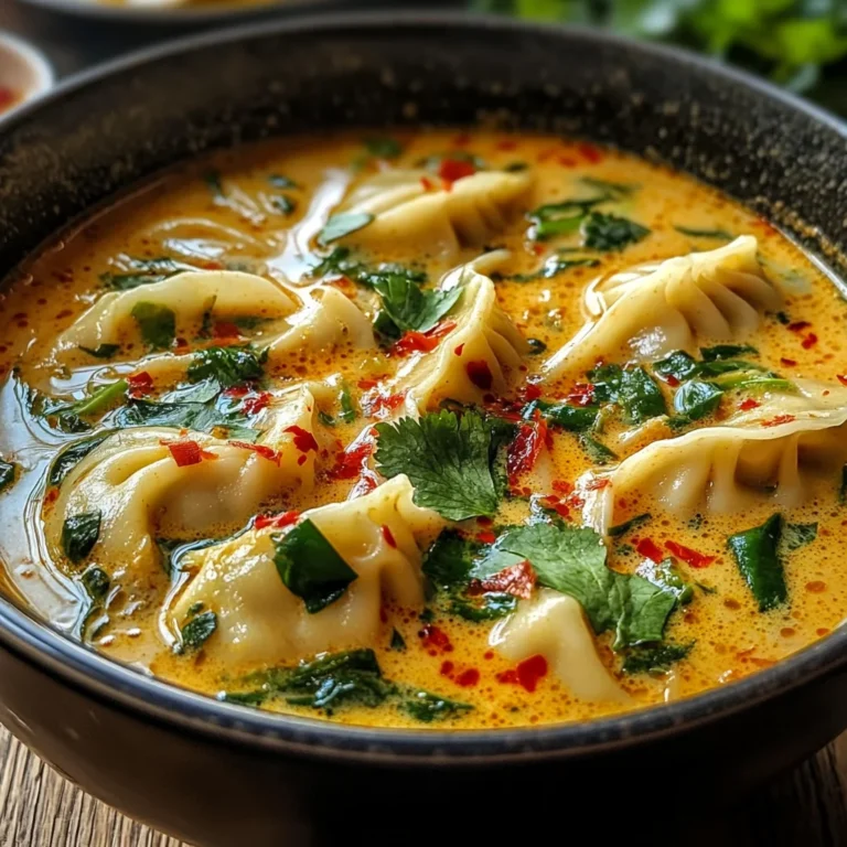 Thai Potsticker Coconut Soup