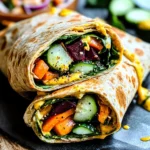 Veggie Wrap with Hummus