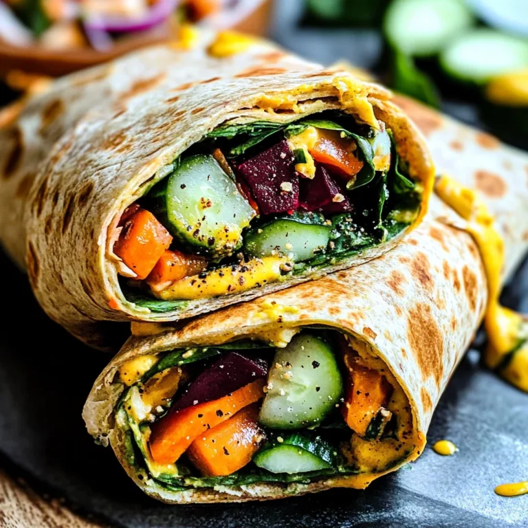 Veggie Wrap with Hummus