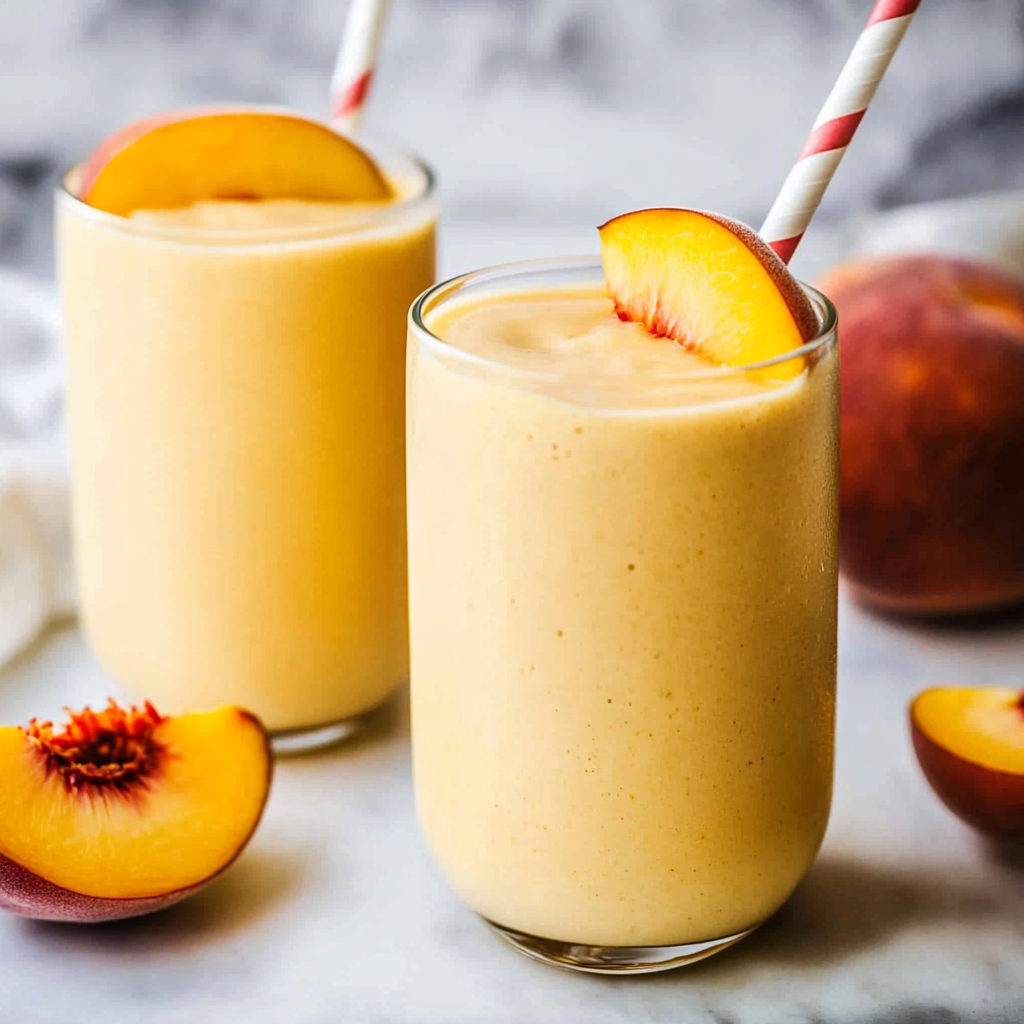 Banana Peach Smoothies
