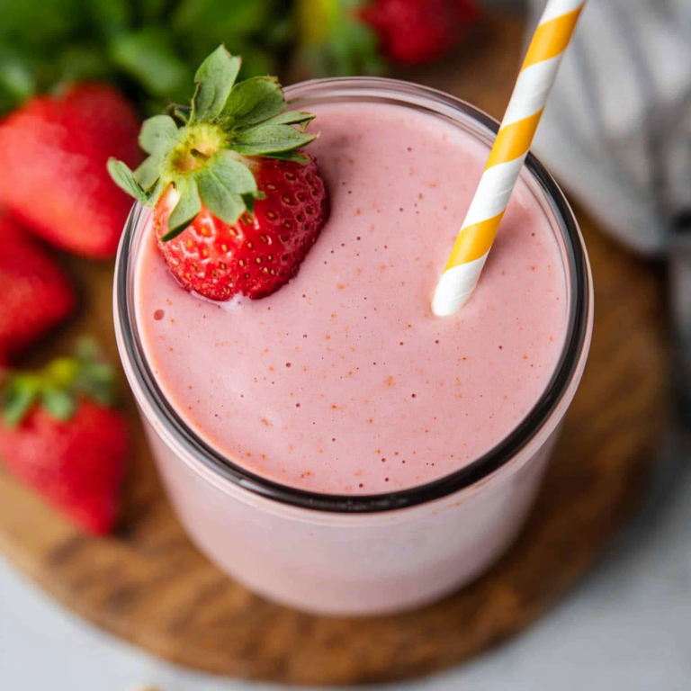 Strawberry Peanut Butter Smoothie