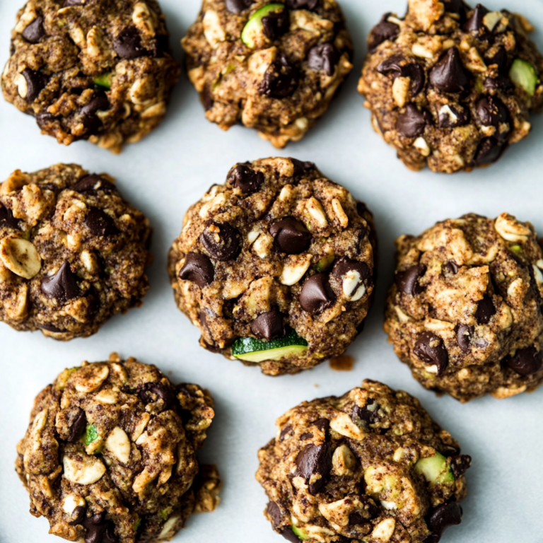 Zucchini Bread Breakfast Cookies (gluten-free, refined sugar-free, oil-free, dairy-free option, vegan option)